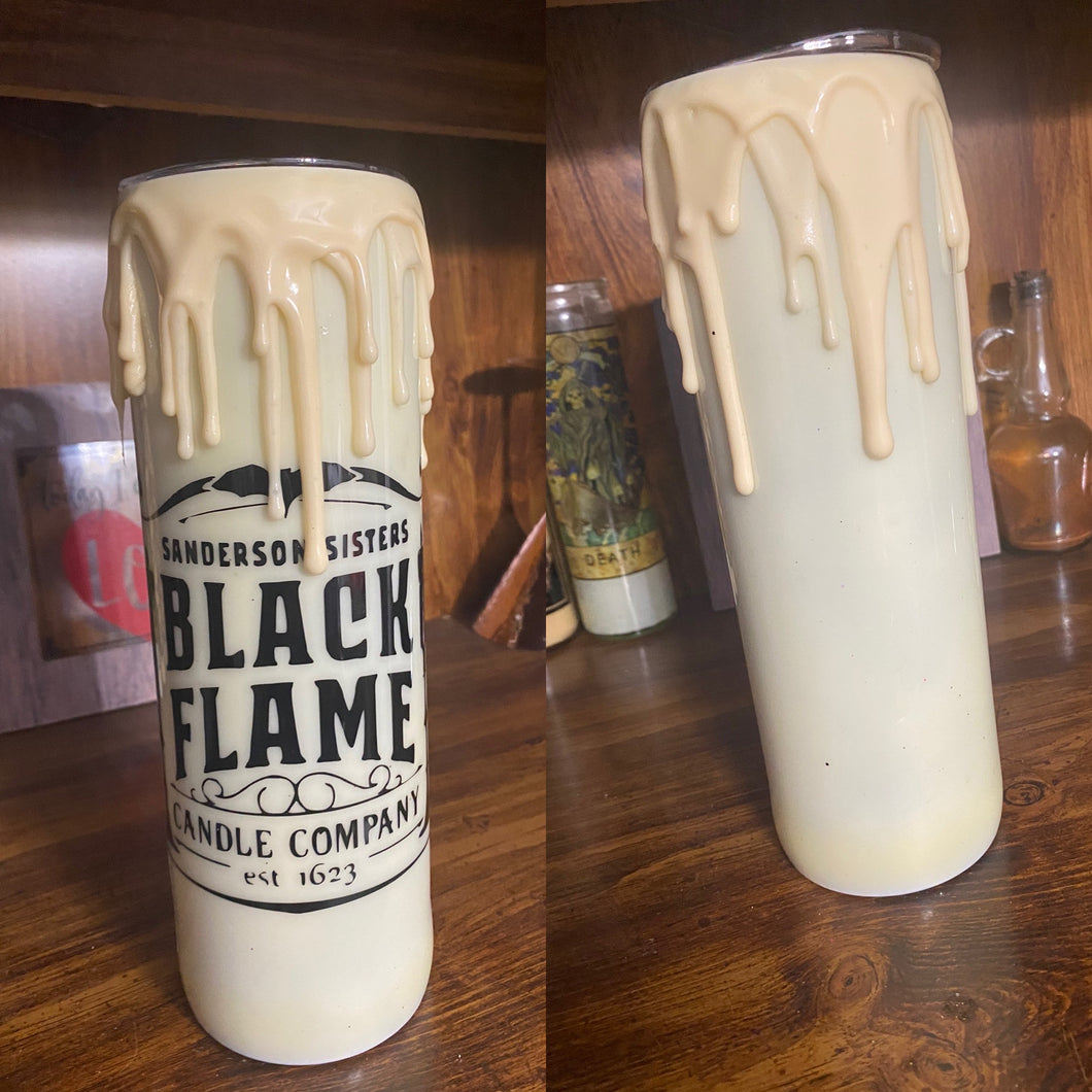 Black Flame Inspired Tumbler