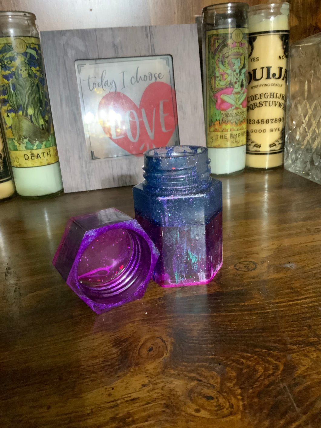 Purple/Blue/Pink Jar